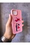 iPhone 15 Compatible Pink Case with Heart Balloon and Valentine Design - 2