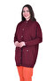 French Knitwear Wool Cardigan Bordo