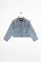 Appliqued Girls' Denim Jacket - 5