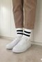 4 Pairs of Striped College Tennis Socks - 2