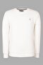 Men's Basic Crew Neck White Sweatshirt - 6