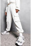 Sweatshirt with Side and Front Pocket Detail Jogger Bottom Set Women's Tracksuit Set K32 3020 - 5