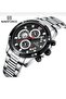 Silver Color All Functions Active Men's Wristwatch - 4