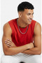 Sleeveless Sports Single Jersey Men's T-Shirt E9 241