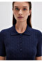 Navy Blue Knitwear Polo 1710328-84371 - 5
