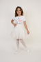 23Rd April Show Outfit Girls Colorful Polka Dot Piece Skirt Angel Printed T-Shirt Set - 3