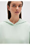 Hooded Green Basic Sweatshirt 167299-71449 - 5