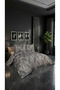 Elsa 3 Piece Anthracite Pique Set 240 X 260 cm 240 X 260 cm Black