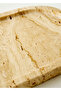Ephesus Travertine Oval Decorative Plate Natural (12X28 cm) - 2