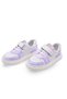Bella Single Velcro Genuine Leather Girls' Shoes White-Lilac - 4