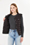 Women's vest snap closure padded vest - 7