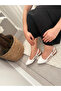 Women's Tena White Skin Open Back Pointed Toe Daily Ballet Flats White - 2