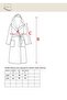 Duck Embroidered Short Hooded Muslin Women's Bathrobe - 8