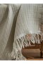 Green Tasseled Baby Boy Muslin Blanket 100X100 cm (S6) - 3