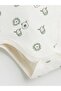 Ecru Printed Baby Boy Snap Fastener Bodysuit 2-Pack (S6) - 3