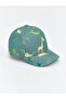 Green Animal Printed Baby Boy Cap Hat (S6) - 2