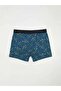 Green Standard Fit Cotton Flexible Men's Boxer 3-Pack (S6) - 3