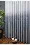 Color-Shifted Linen Textured New Style Tulle Curtain with Tight Pleats-Grey
