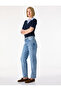 Cotton Lu Pocketed Buttoned Regular Waist Straight Leg Denim Pants - Slim Straight Jeans - 2