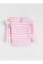 Ecru Floral Embroidered Baby Girl Blouse and Leggings (S6) - 5