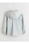 Green Hooded Girls' Coat (S6) - 3