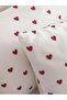 Red Heart Printed Double Duvet Cover Set 200X220 cm (S6) - 4