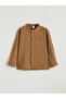 Green Judge Collar Long Sleeve Boys' Shirt (S6)
