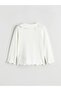 Peter Pan collar Ruffled Girls' Blouse (S6) - 3