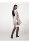 Belted chiffon mini dress - 7