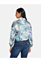 Cropped satin shirt - 4