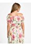 Floral print off-shoulder top - 4