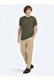 Khaki Crew Neck Jacquard Knitwear - 2