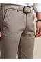 Mink Plain Woven Regular Fit Casual Cotton Blended Pants - 3