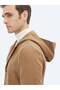 Hazelnut Plain Modern Fit Wool Blend Jacket - 4