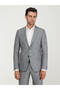 Modern Fit Blue Patterned Suit - 2