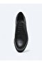 Black Leather Classic Shoes - 3