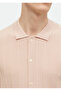 Jacquard Pink Polo Knitwear Collar - 4