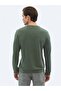 Khaki Crew Neck Printed Sweatshirt - 5