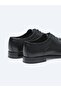 Black Leather Classic Shoes - 5