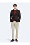 Brown Plain Wool Blend Coat - 2