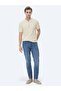 Beige Polo Neck Jacquard Knitwear - 4