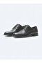 Black Leather Classic Shoes - 2