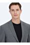 Anthracite Plain Regular Fit Wool Blend Jacket - 3
