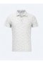 Nile Green Printed Polo Neck Cotton Blend T-Shirt - 5