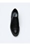 Black Leather Classic Shoes - 3