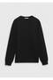 Black Crew Neck Jacquard Knitwear Sweater - 5