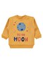 To the Moon Printed 6-18 Months Sweatshirt - Mustard 6-9 Months