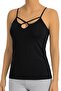Women's Cotton Undershirt with Crossed Strap Detail, Comfort-Focused Design (3183)