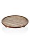 Natura Acacia Footed Serving Tray 32 cm - 3