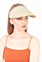 Beige Straw Visor Hat - Women's Tennis Hat - 2